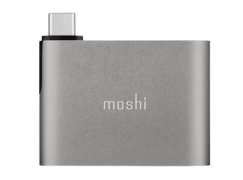 Adapter MOSHI Type-C M / HDMI F, Type-C F, Silver