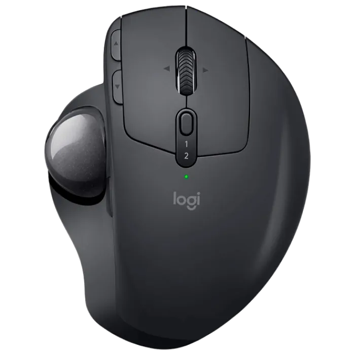 Wireless Trackball Mouse Logitech MX Ergo, Optical, 512-2048 dpi, 8 buttons, BT/2.4 Ghz, Graphite