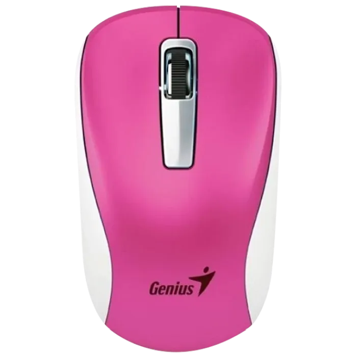 Wireless Mouse Genius NX-7010, Optical, 800-1600 dpi, 3 buttons, Ambidextrous, BlueEye,1xAA, Magenta
