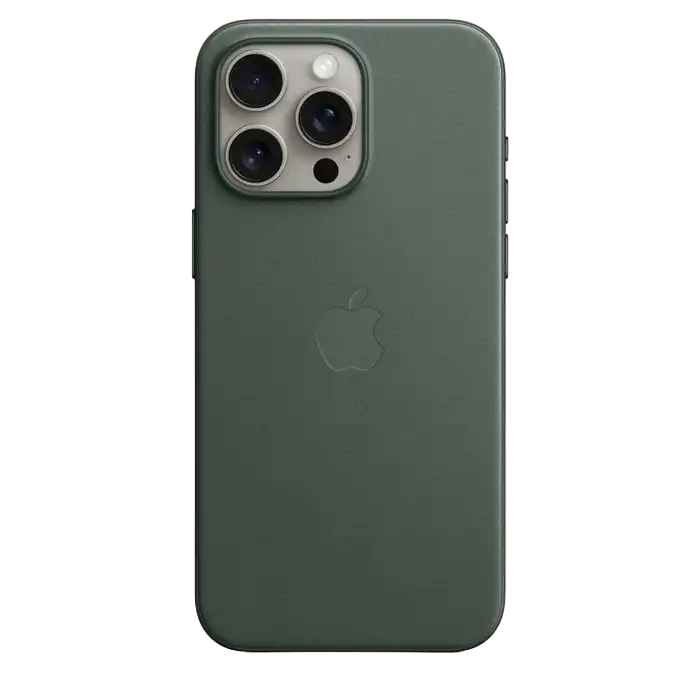 Чехол Apple iPhone 15 Pro Max FineWoven Case with MagSafe, Evergreen