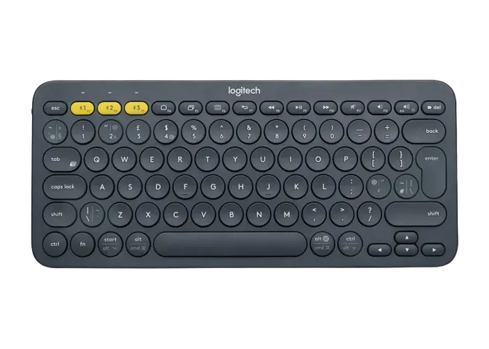 Wireless Keyboard Logitech K380 Multi-Device, Compact, Slim, Low-profile, Quiet typing, F-keys, 2xAA