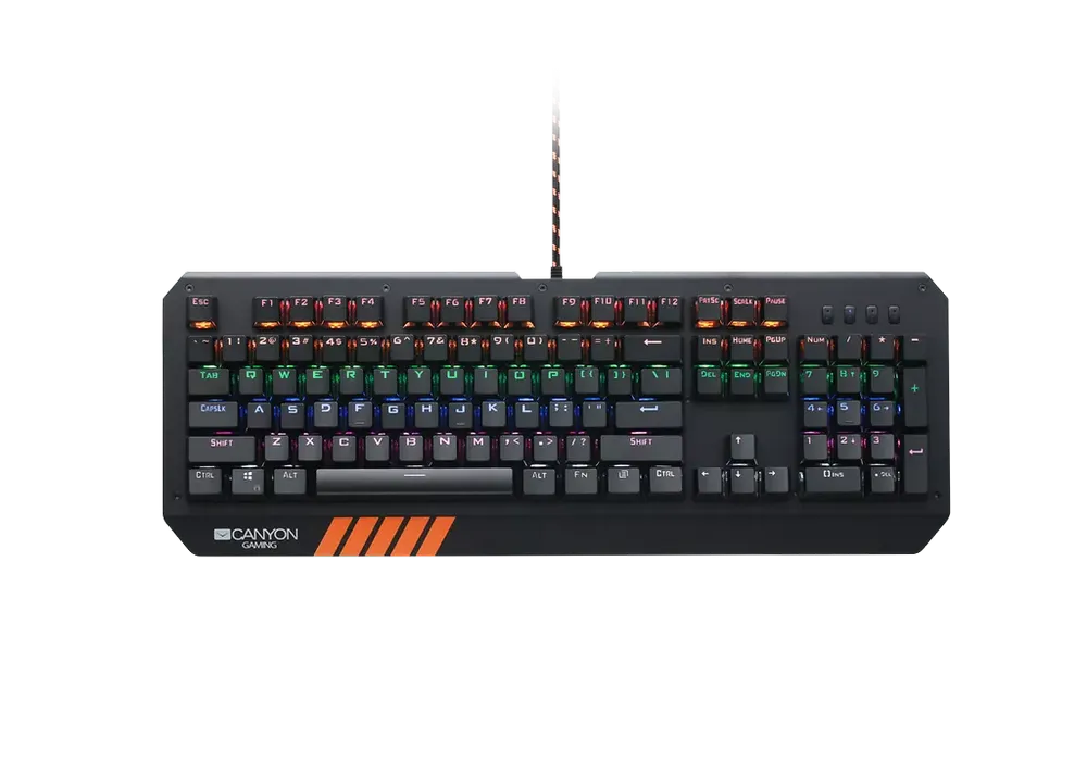 Gaming Keyboard Canyon Hazard, Mechanical, Blue SW, Anti-ghosting,Backlighting, Win Lock