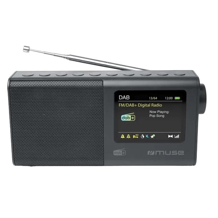 MUSE M-117 DB, Tuner DAB+, FM, LCD, Black