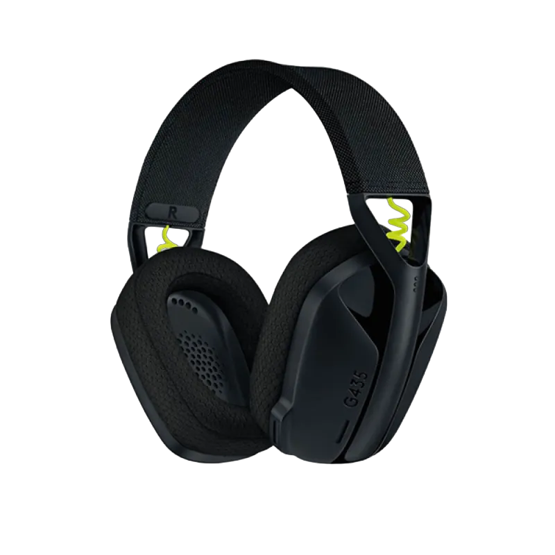 Gaming Wireless Headset Logitech G435, 40mm drivers, 20-20kHz, 45 Ohm, 100dB, 165g, 18h, 2.4Ghz+BT,