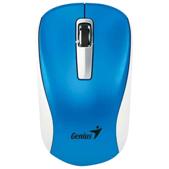 Wireless Mouse Genius NX-7010, Optical, 800-1600 dpi, 3 buttons, Ambidextrous, BlueEye, 1xAA, Blue