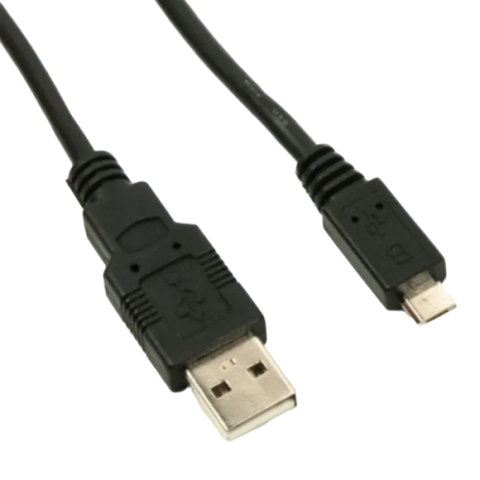 Cable Micro USB2.0,  Micro B - AM, 0.5 m, APC Electronic, Black