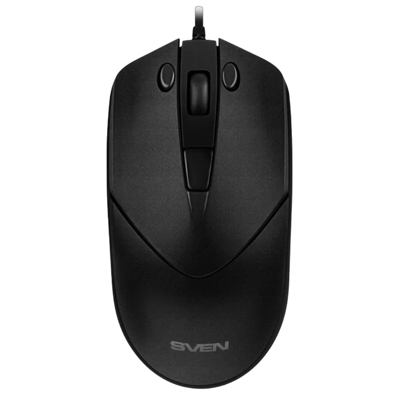 Mouse SVEN RX-95, Optical, 1000-4000 dpi, 6 buttons, Ambidextrous, Black, USB