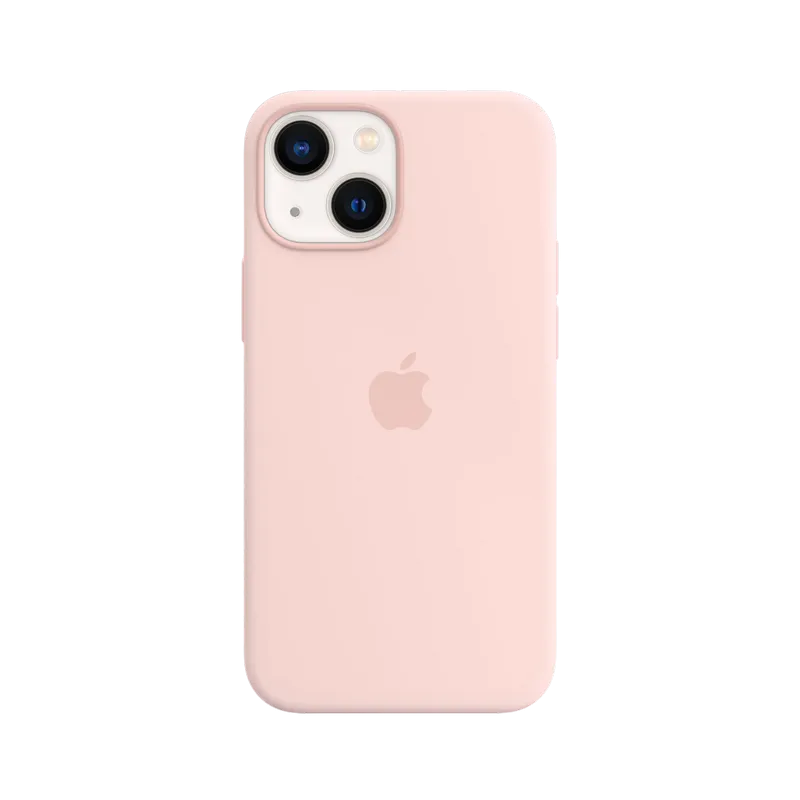 Original iPhone 13 mini Silicone Case with MagSafe - Chalk Pink Model A2705