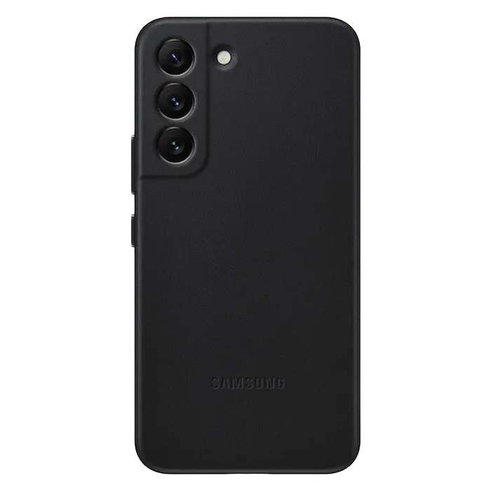 Original Sam. Leather cover Galaxy S22, Black