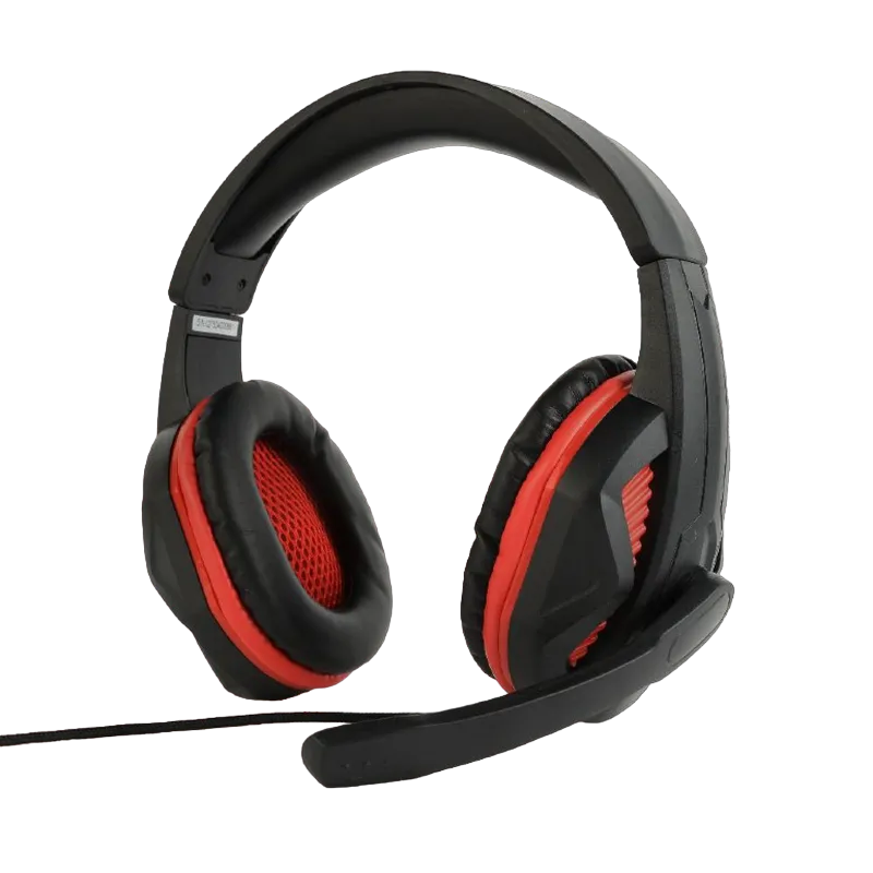 Gaming Headset GMB GHS-03, 40mm driver, 20-20000Hz, 32 Ohm, 95 db, 0.250g, 3.5mm, Black/Red