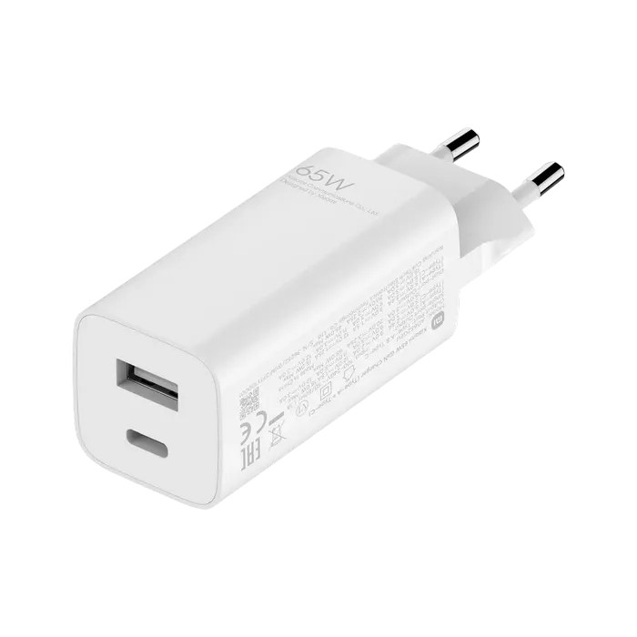Xiaomi Charger 65W, Type-C + Type-A, AD652GEU