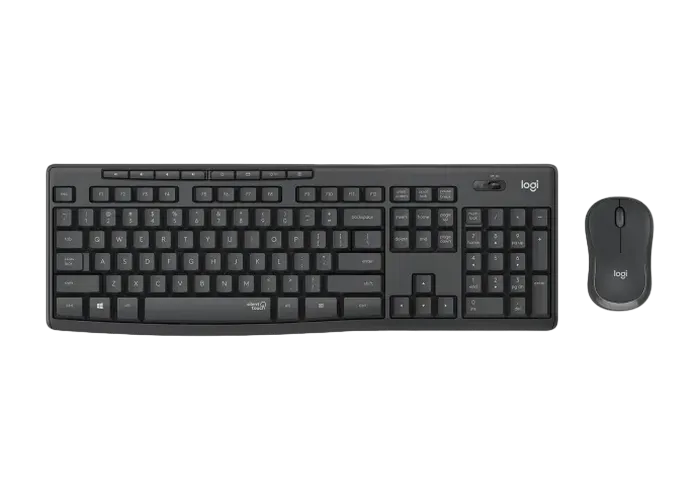 Wireless Keyboard & Mouse Logitech MK295 Silent, Media keys, Spill-resistant, 1000dpi, 3 buttons, 2x