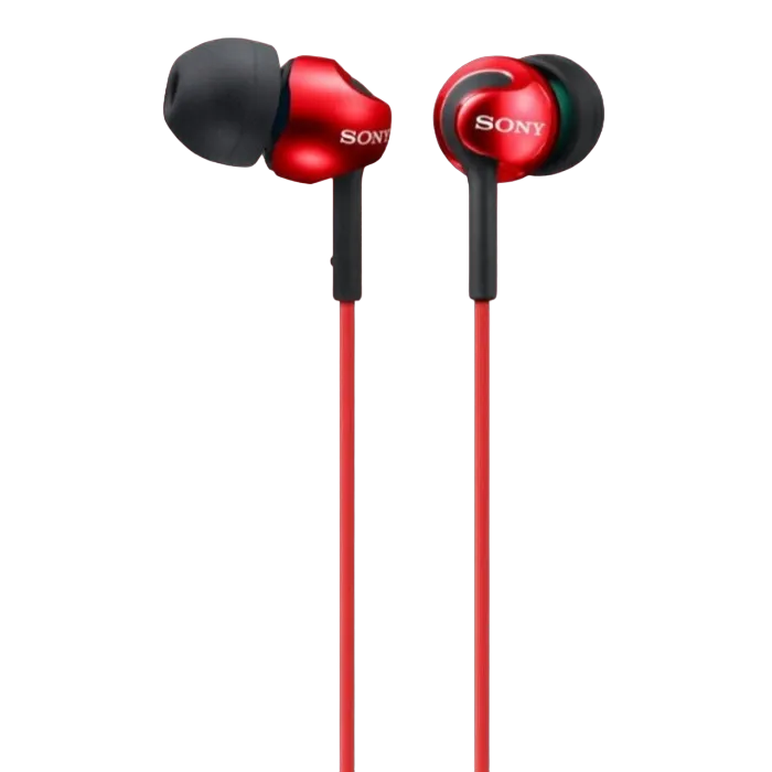 Наушники SONY MDR-EX110AP, Красный..