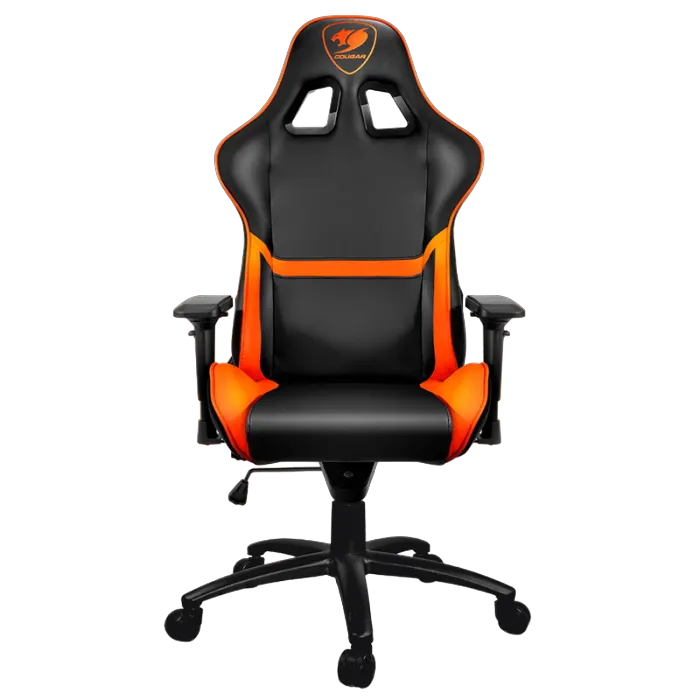 Gaming Chair Cougar ARMOR Black/Orange, User max load up to 120kg / height 150-185cm