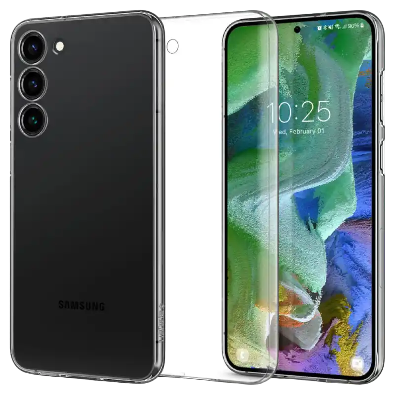 Spigen Samsung S23+, Airskin, Crystal Clear