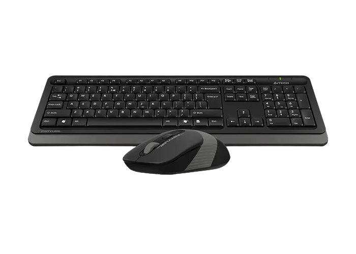 Wireless Keyboard & Mouse A4Tech FG1010, 12 Fn Keys, Laser Engraving, Splash Proof, 1200-2000dpi, 4