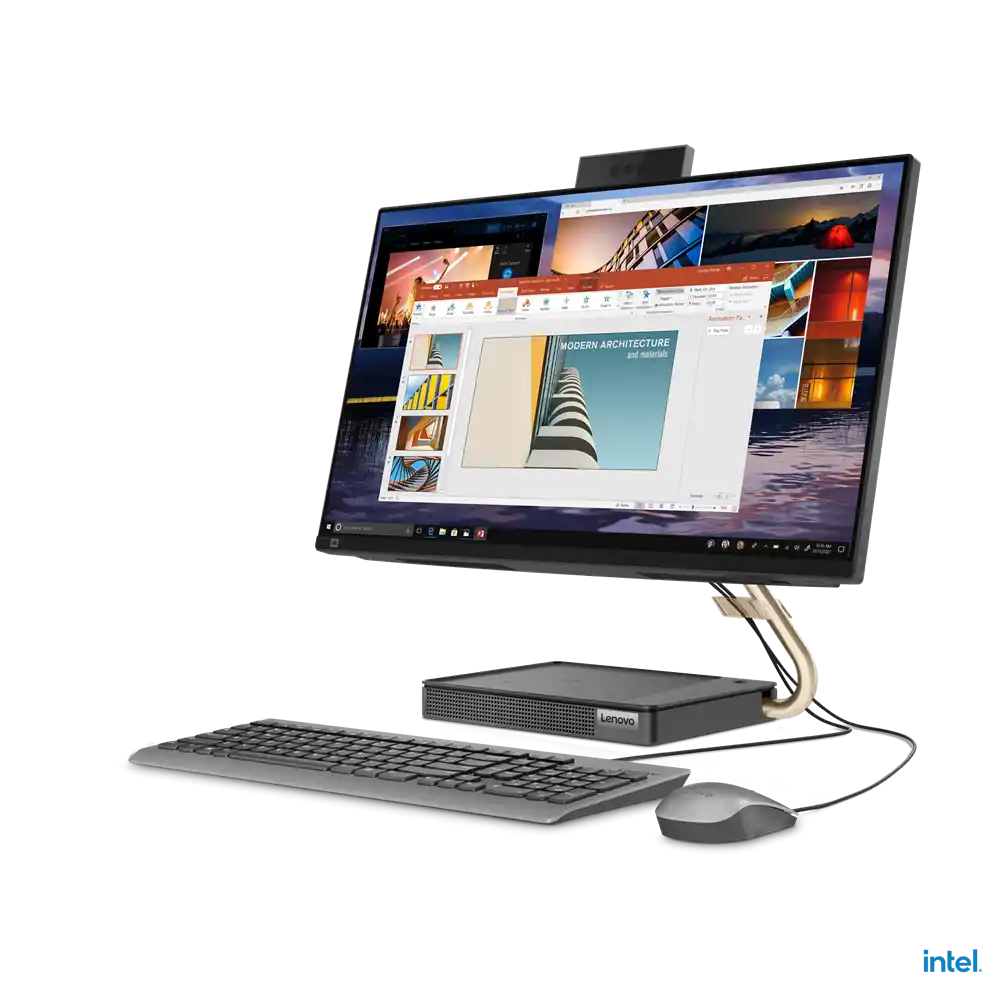 Моноблок Lenovo IdeaCentre 5 27IOB6, 27", Intel Core i5-11400T, 16ГБ/512Гб, Windows 11 Home, Серый