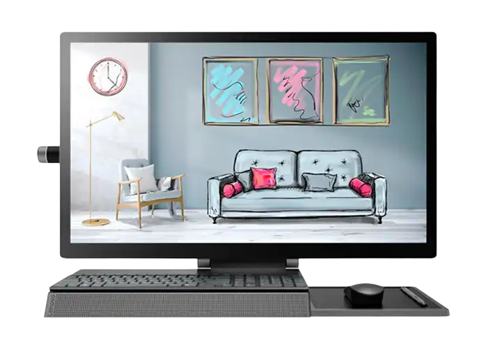 Моноблок Lenovo Yoga A940-27ICB, 27", Intel Core i7-9700, 32Гб/512Гб, Windows 10 Pro, Серый