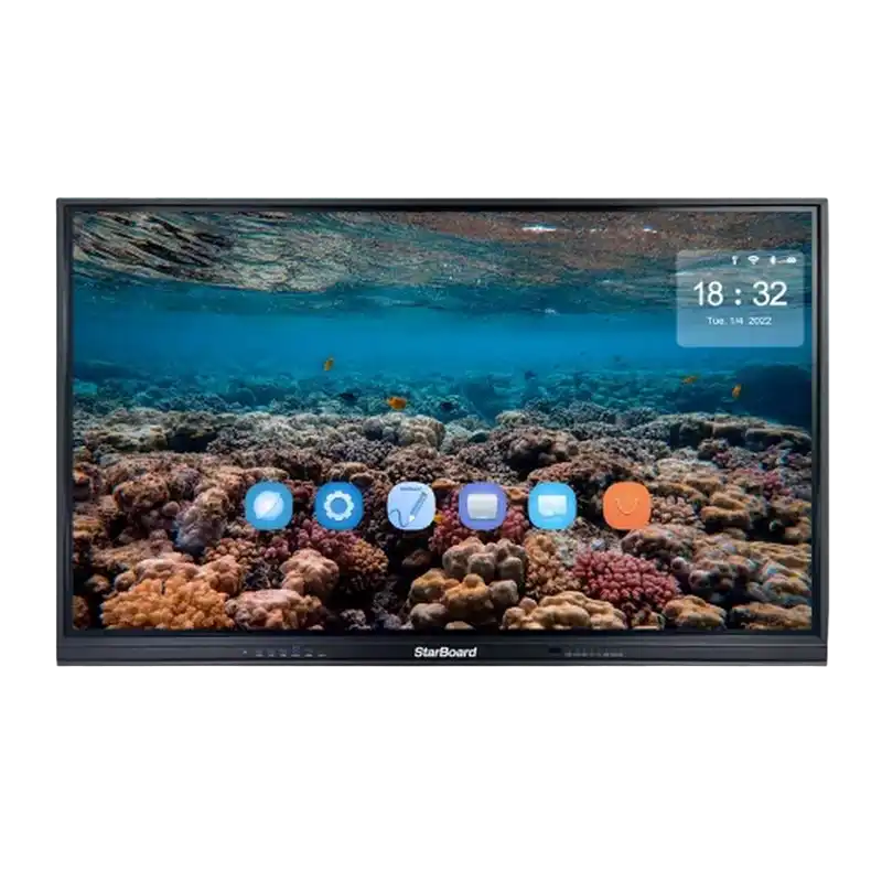 Interactive Display StarBoard IFPD-QS1-75AOC: Intermediate, 75", 4K Touch, Android 11, 4/32Gb, MB982