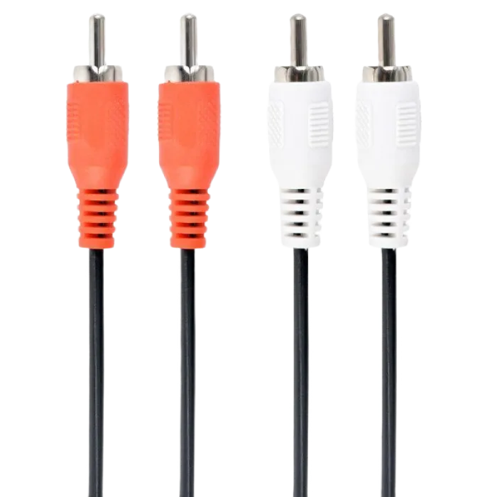 Cable RCA*2 - RCA*2,  1.8m, Cablexpert, CCA-2R2R-6