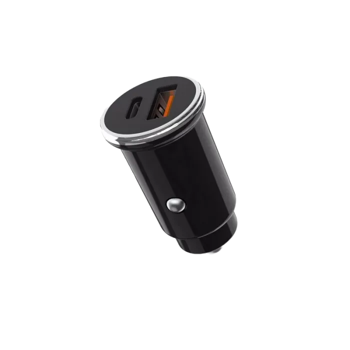 Car Charger XO, PD+QC3.0, 20W, CC38, Black