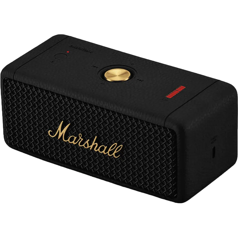 Marshall EMBERTON II Portable Bluetooth Speaker - Black and Brass