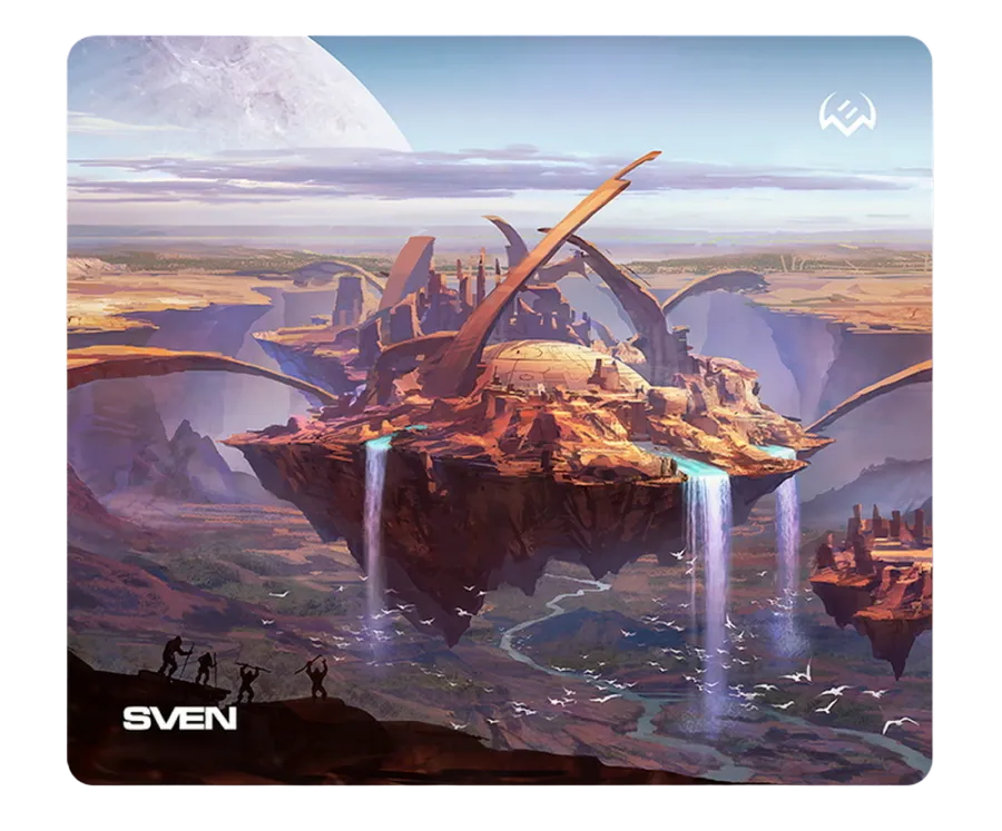 Gaming Mouse Pad SVEN MP-G03S, 230 x 200 x 2mm, Fabric surface, Rubberized base, Picture