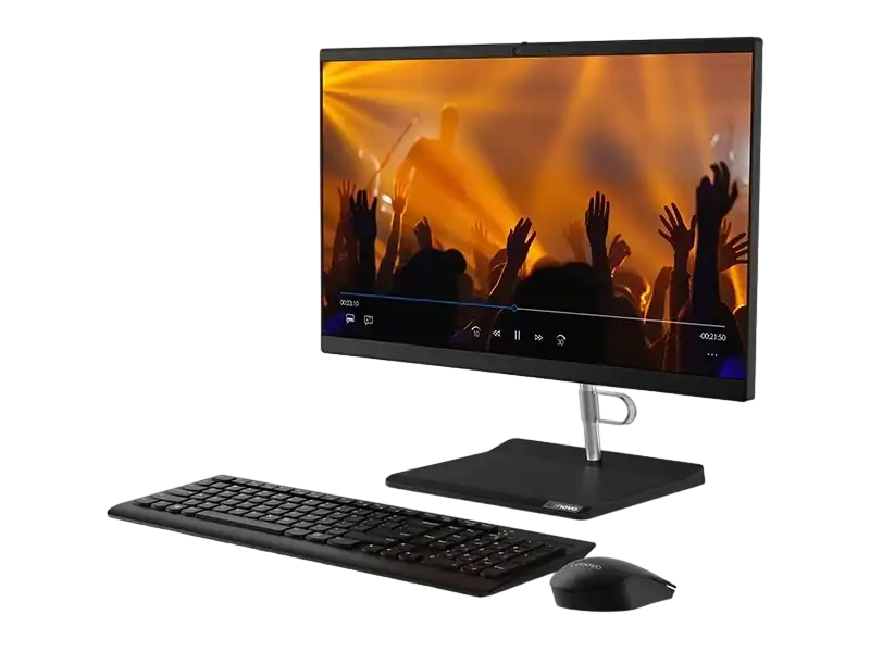 Моноблок Lenovo V30a 22IML, 21,5", Intel Core i5-1035G1, 8Гб/256Гб, Без ОС, Чёрный