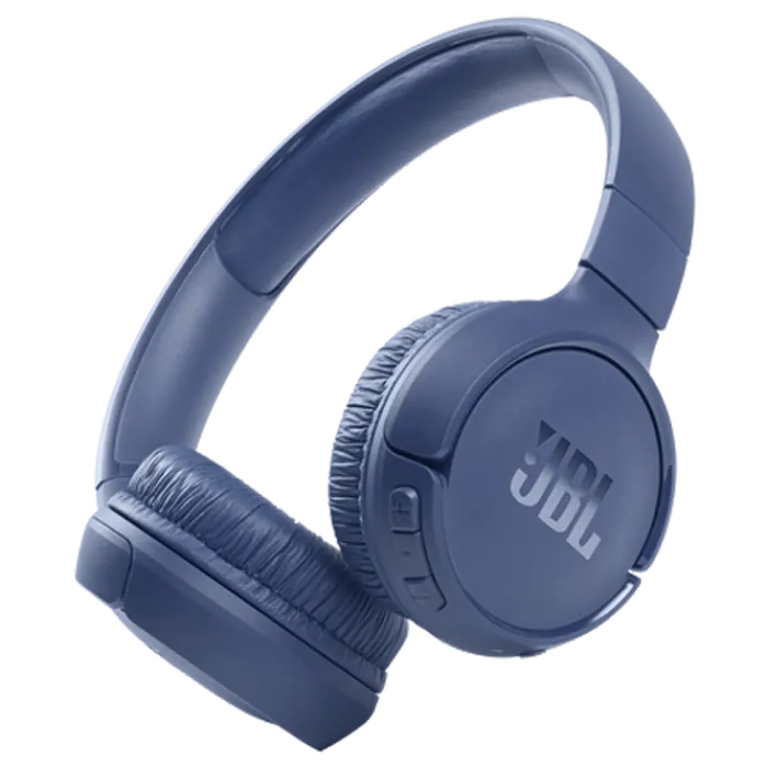Headphones  Bluetooth  JBL T510BT, Blue, On-ear