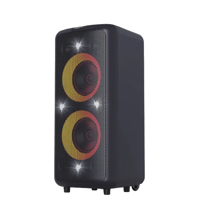 Portable Audio System F&D PA300, 80W, 11.1V/8000mAh, IPX4, TWS, Bluetooth/USB/AUX, 1*Wireless mic