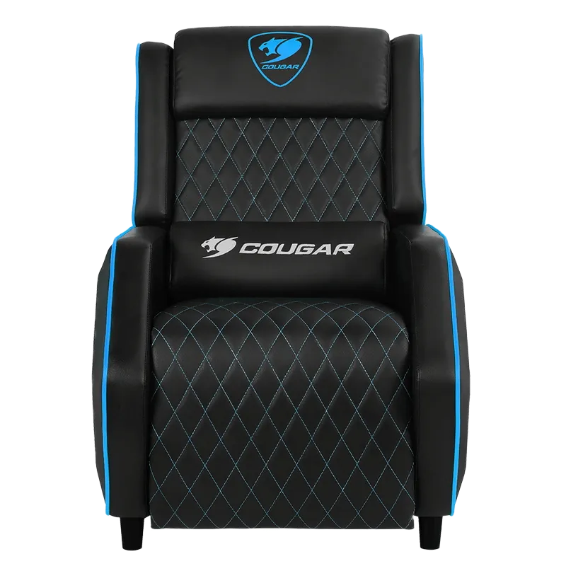 Gaming Sofa Cougar Ranger PS Black/Blue, User max load up to 160kg / height 145-190cm