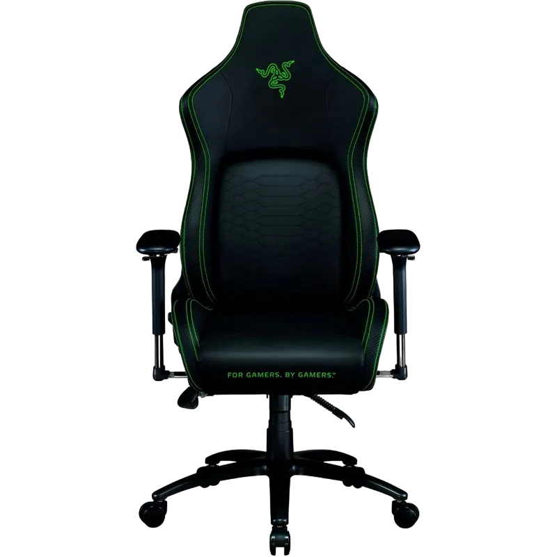 Gaming Chair Razer Iskur, Max.load 136 kg, Hieght:170-180cm, 4D Armrest, Lumbar Support, Black/Green