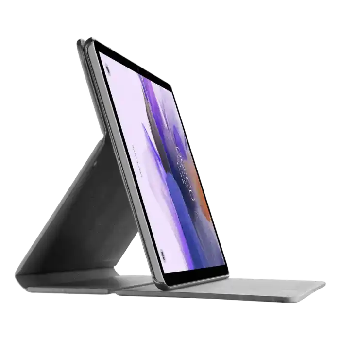 Универсальный чехол для ноутбука Cellularline Folio - Galaxy Tab S7 FE / S7+, 12,4", Искусственная кожа, Чёрный