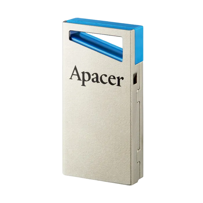 128GB USB3.1 Flash Drive Apacer "AH155", Silver, Super-Mini, Metal Case, Capless (AP128GAH155U-1)