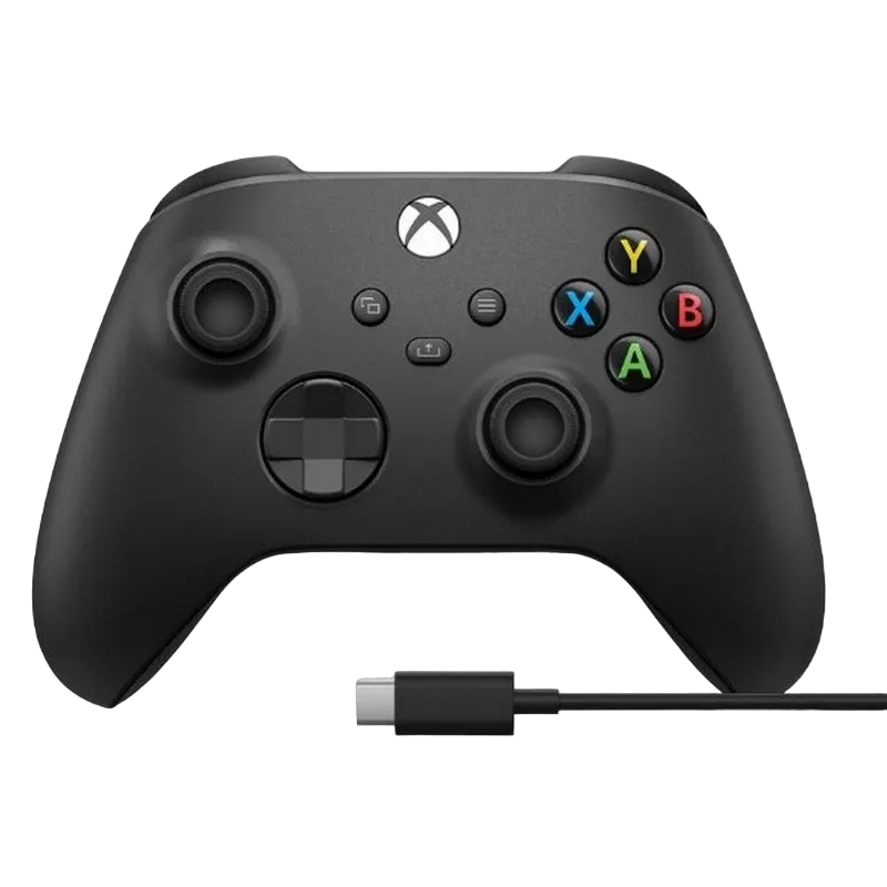 Controller wireless Xbox Series With Cable, Black