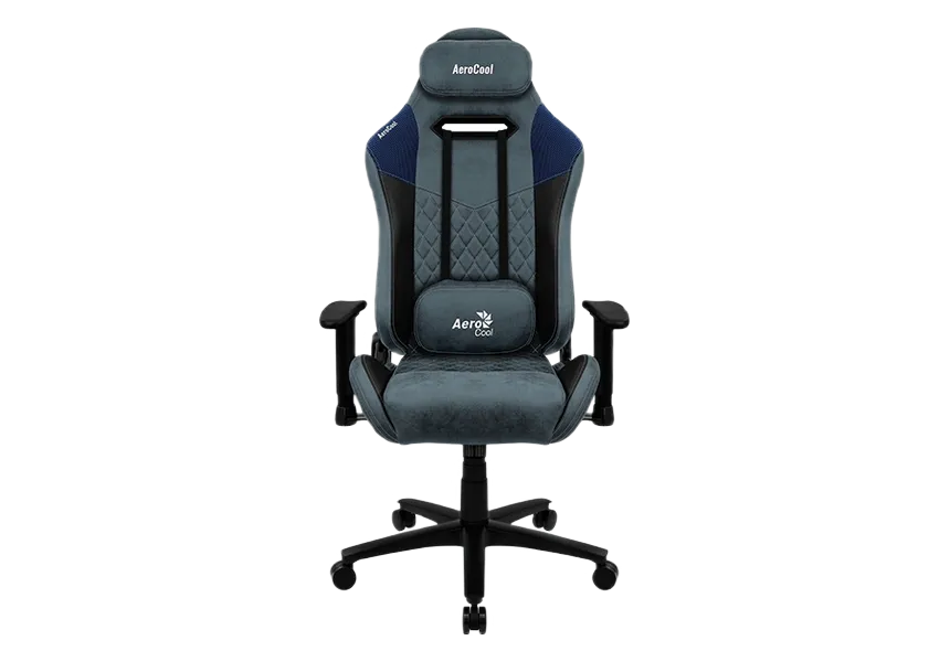 Gaming Chair AeroCool DUKE Steel Blue, User max load up to 150kg / height 165-180cm