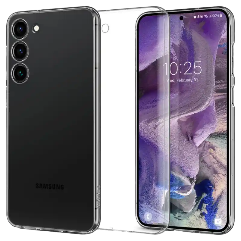 Чехол Spigen Samsung S23, Airskin, Прозрачный