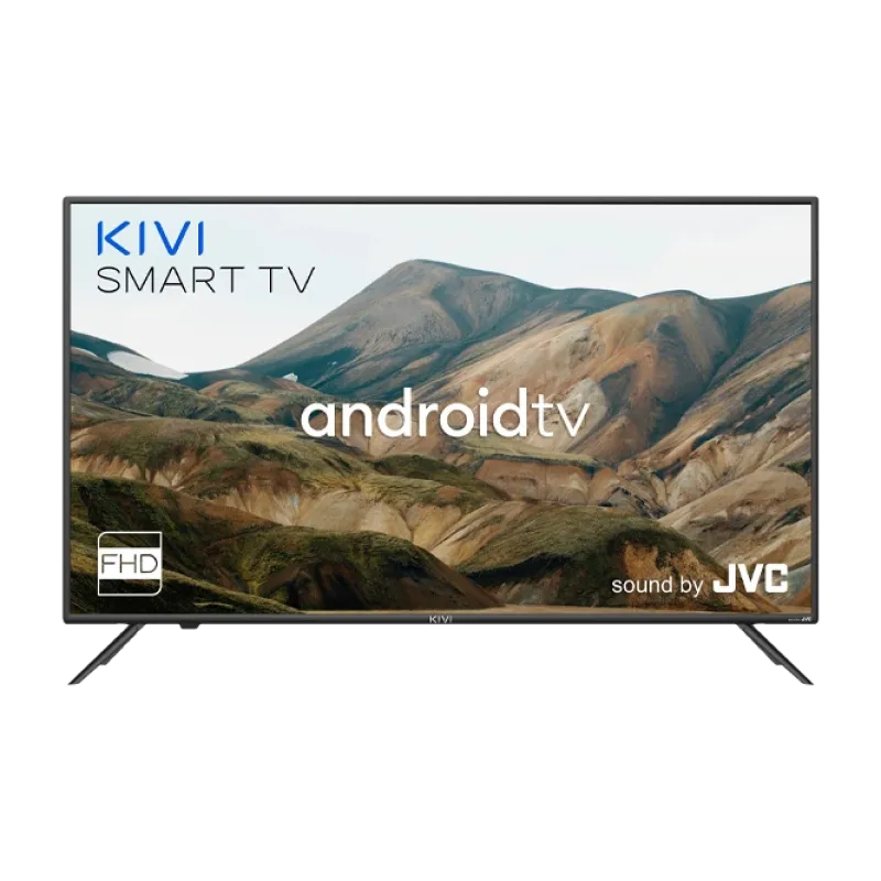 40" LED SMART TV KIVI 40F740LB, 1920x1080 FHD, Android TV, Black
