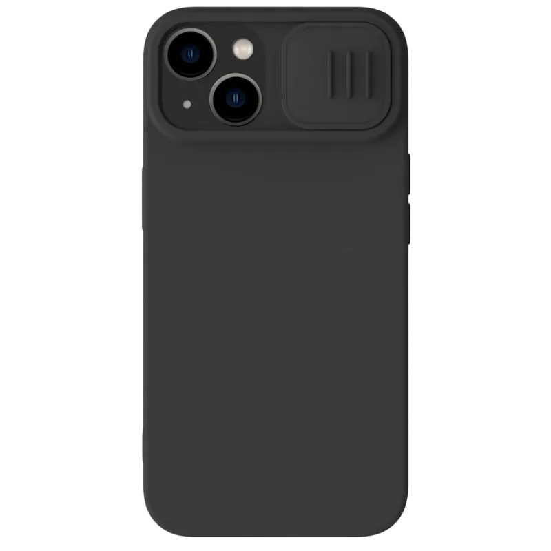 Nillkin Apple iPhone 15, CamShield Silky Silicone Case, Elegant Black