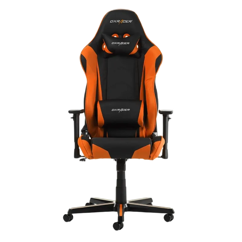 Gaming Chair DXRacer Racing GC-R0-NO, Black/Orange, User max loadt up to 150kg / height 165-195cm