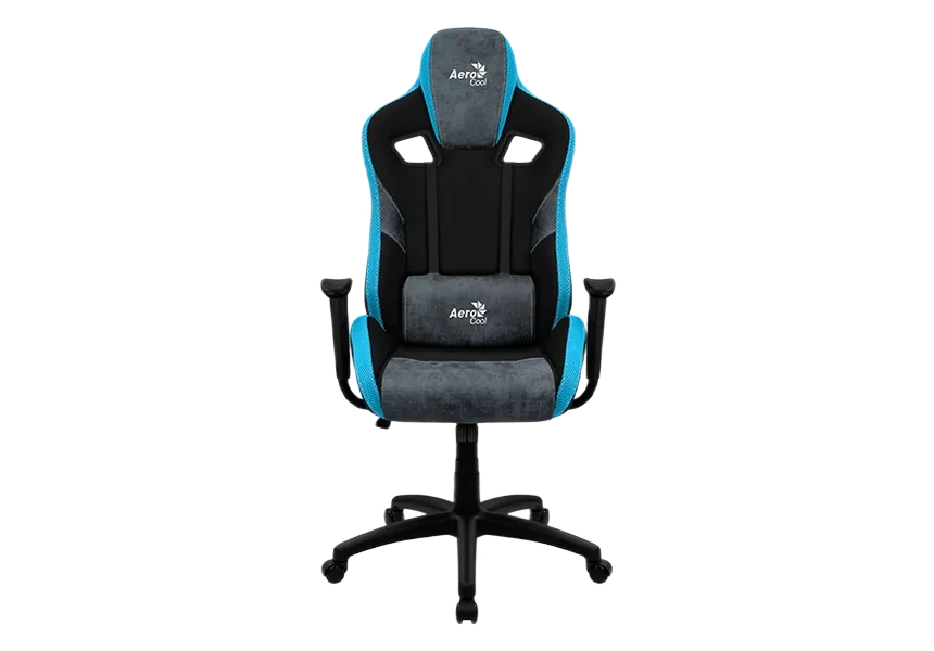 Gaming Chair AeroCool COUNT Steel Blue, User max load up to 150kg / height 165-180cm