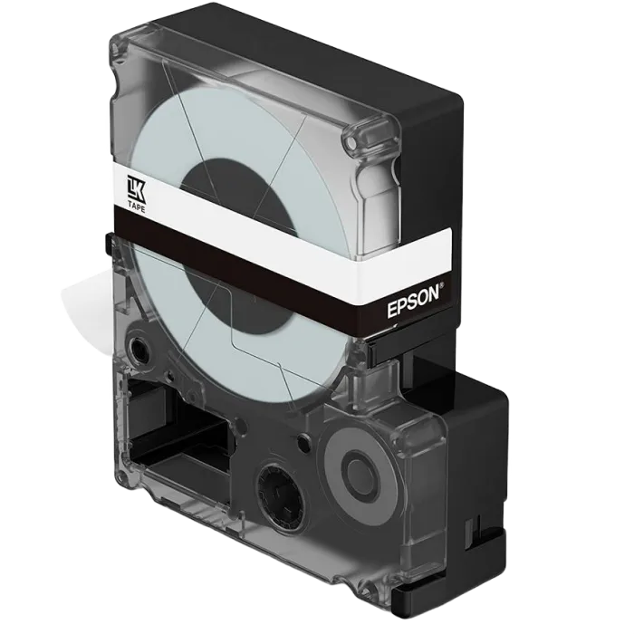 Картридж с лентой Epson LK-4WBN, 12..