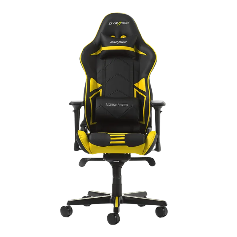 Gaming Chair DXRacer Racing GC-R131-NY, Black/Yellow, User max loadt up to 150kg / height 165-195cm