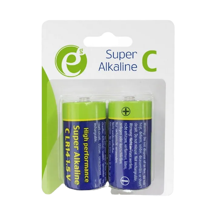 C size  Energenie  "EG-BA-LR14-01" 1.5V, Alkaline, Blister*2