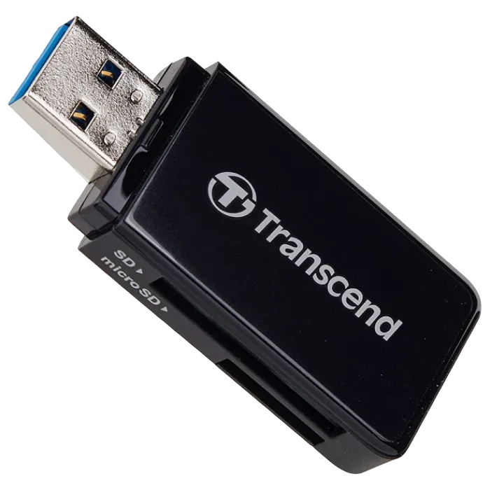 Cumpara  Cartreaders - Кардридер Transcend TS-RDF5, USB Type-A, Чёрн..