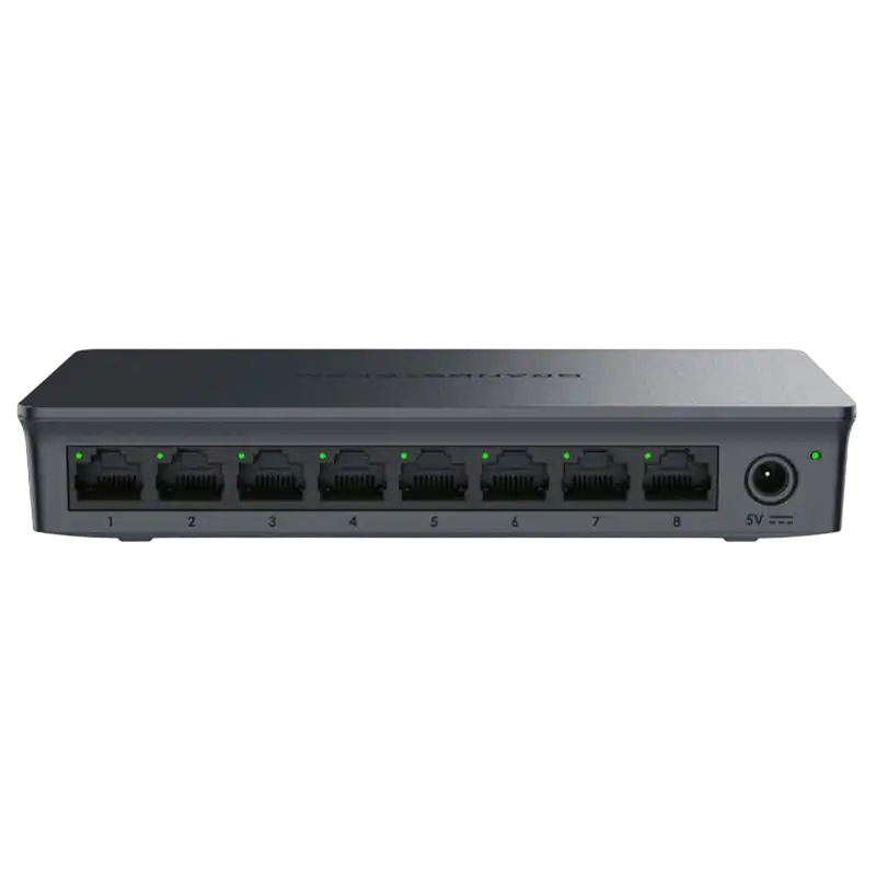 .8-port 10/100/1000Mbps Switch Grandstream "GWN7701", Plastic Case