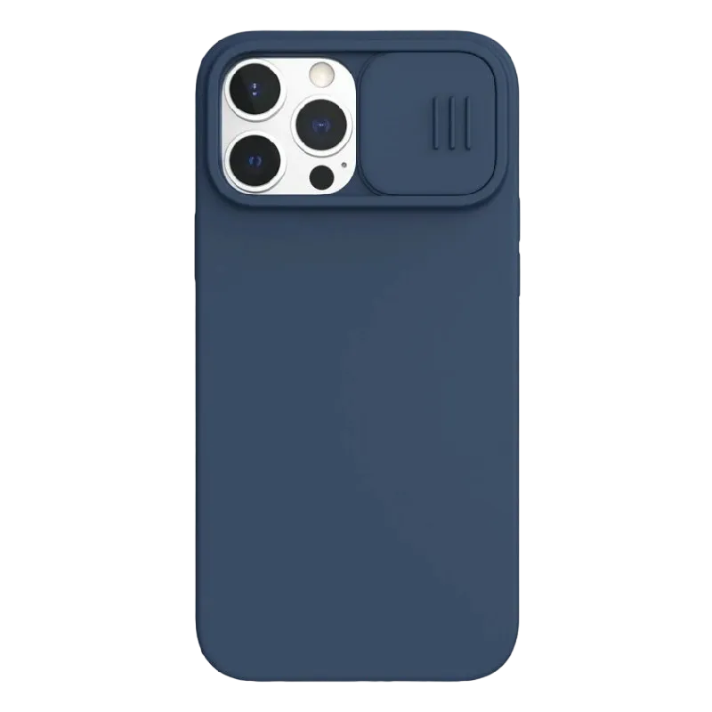 Nillkin Apple iPhone 13 Pro Max, CamShield Silky Silicone Case, Midnight Blue