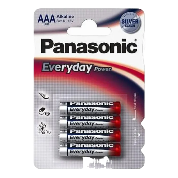 Батарейки Panasonic LR03REE, AAA, 4..