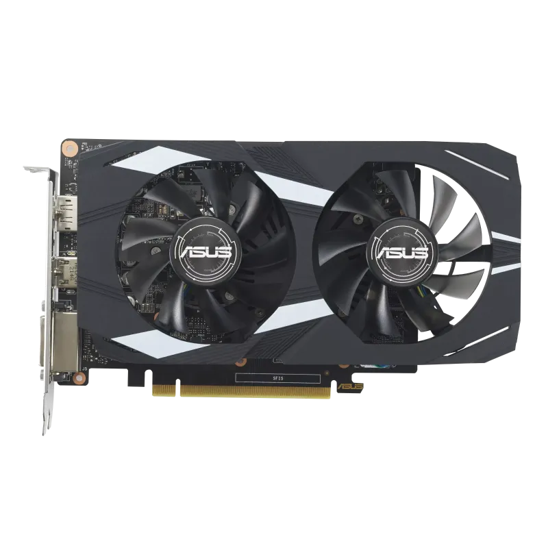 VGA ASUS GTX1650 4GB GDDR6 Dual EVO OC (DUAL-GTX1650-O4GD6-P-EVO)