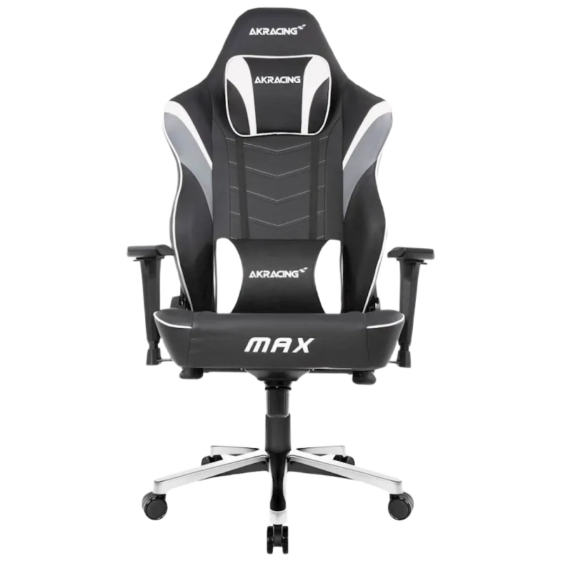 Gaming Chair AKRacing Master Max AK-MAX-WT, White, User max load up to 180kg/height 170-200cm